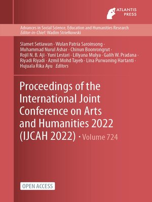 cover image of Proceedings of the International Joint Conference on Arts and Humanities 2022 (IJCAH 2022)